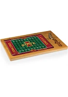Iowa State Cyclones Icon Glass Top Cutting Board