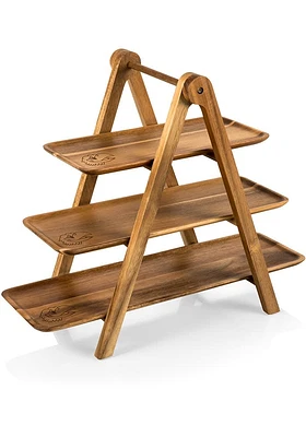 Kansas Jayhawks 3 Tiered Ladder Serving Tray