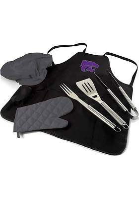 K-State Wildcats Pro Grill BBQ Apron Set