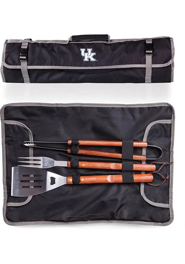 Kentucky Wildcats 3 Piece Tote BBQ Tool Set