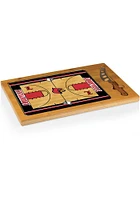 Louisville Cardinals Icon Basketball Glass Top Cutting Board