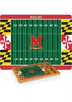 Maryland Terrapins Icon Football Glass Top Cutting Board