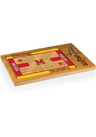 Maryland Terrapins Icon Basketball Glass Top Cutting Board