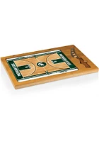 Michigan State Spartans Icon Basketball Glass Top Cutting Board