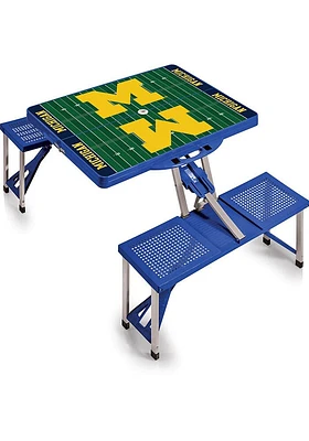 Michigan Wolverines Portable Football Picnic Table