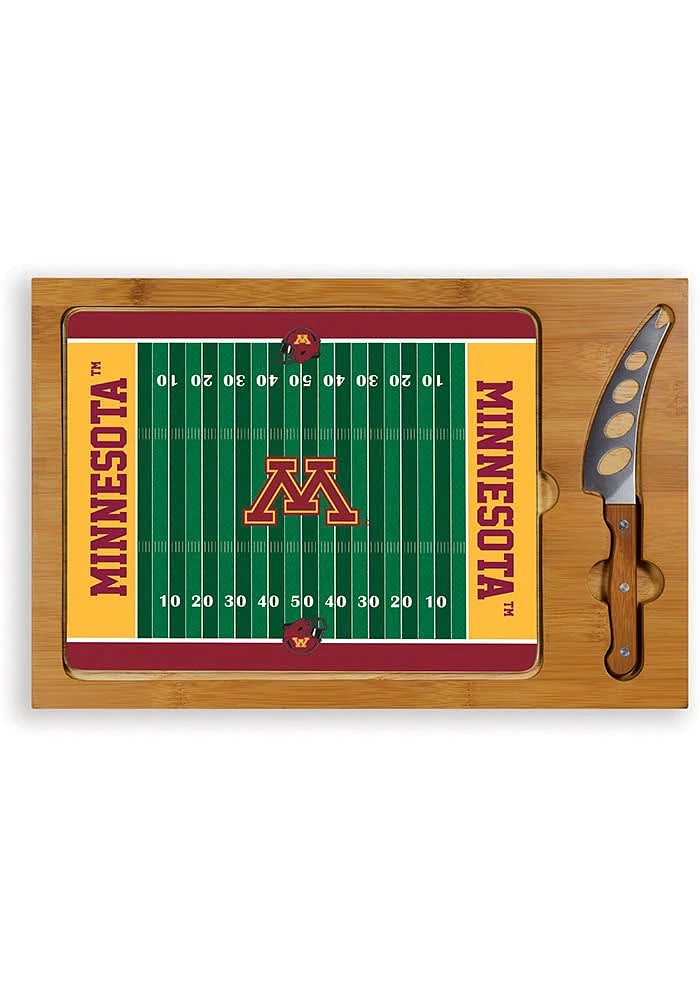 Minnesota Golden Gophers Icon Glass Top Cutting Board