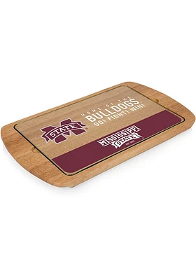 Mississippi State Bulldogs Billboard Glass Top Serving Tray