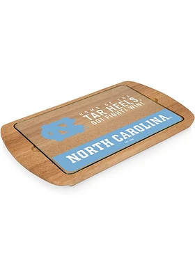 North Carolina Tar Heels Billboard Glass Top Serving Tray
