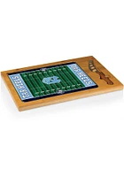 North Carolina Tar Heels Icon Football Glass Top Cutting Board