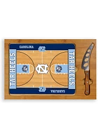 North Carolina Tar Heels Icon Basketball Glass Top Cutting Board