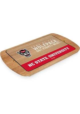 NC State Wolfpack Billboard Glass Top Serving Tray