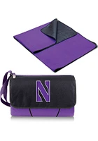 Northwestern Wildcats Outdoor Picnic Fleece Blanket - Purple