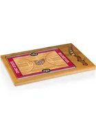 Ohio State Buckeyes Icon Basketball Glass Top Cutting Board