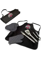 Ohio State Buckeyes Pro Grill BBQ Apron Set