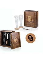 Oklahoma Sooners Pilsner Beer Glass Drink Set