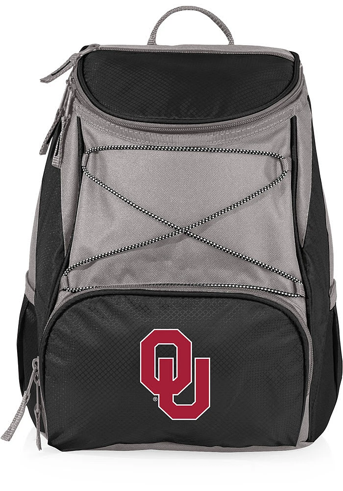 Picnic Time Oklahoma Sooners Black PTX Cooler Backpack