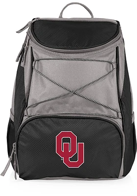 Picnic Time Oklahoma Sooners Black PTX Cooler Backpack