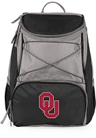 Picnic Time Oklahoma Sooners Black PTX Cooler Backpack