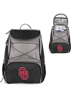 Picnic Time Oklahoma Sooners Black PTX Cooler Backpack
