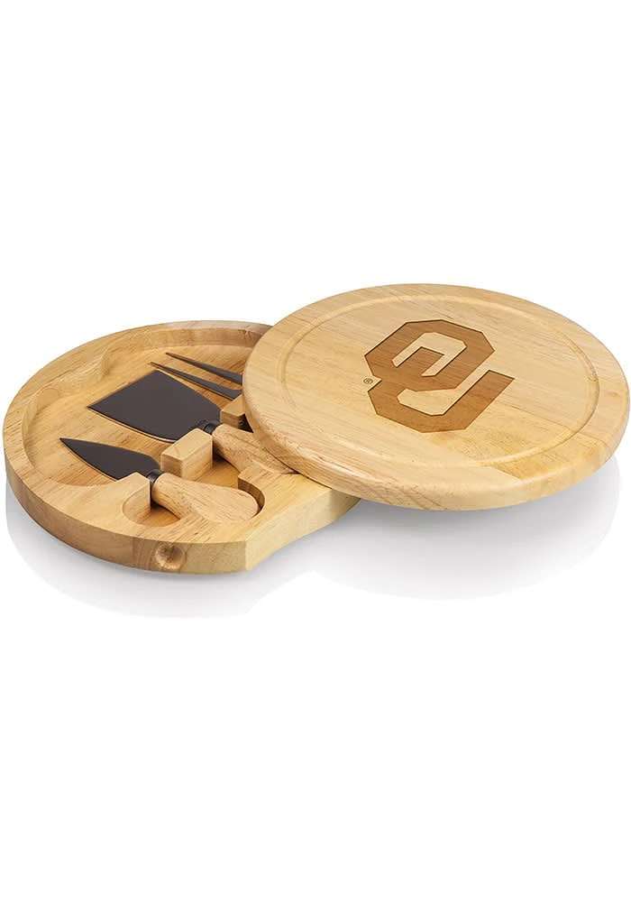 Oklahoma Sooners Tools Set and Brie Cheese Cutting Board