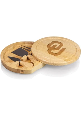 Oklahoma Sooners Tools Set and Brie Cheese Cutting Board