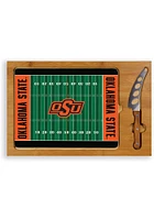 Oklahoma State Cowboys Icon Glass Top Cutting Board