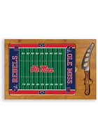 Ole Miss Rebels Icon Glass Top Cutting Board
