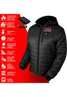 ActionHeat Cincinnati Bengals Mens  Battery Heated Medium Weight Jacket