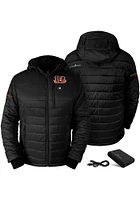 ActionHeat Cincinnati Bengals Mens  Battery Heated Medium Weight Jacket