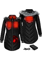 ActionHeat Cincinnati Bengals Womens Black Battery Heated Filled Jacket