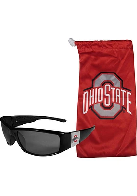 Ohio State Buckeyes Chrome w Bag Mens Sunglasses