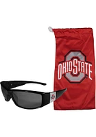 Ohio State Buckeyes Chrome w Bag Mens Sunglasses