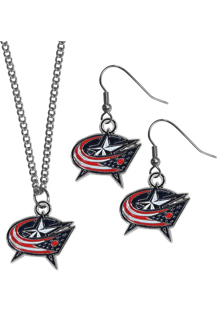 Columbus Blue Jackets Dangle Womens Earrings