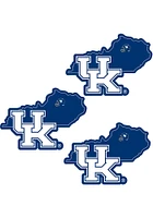 Kentucky Wildcats Home State Auto Decal - White