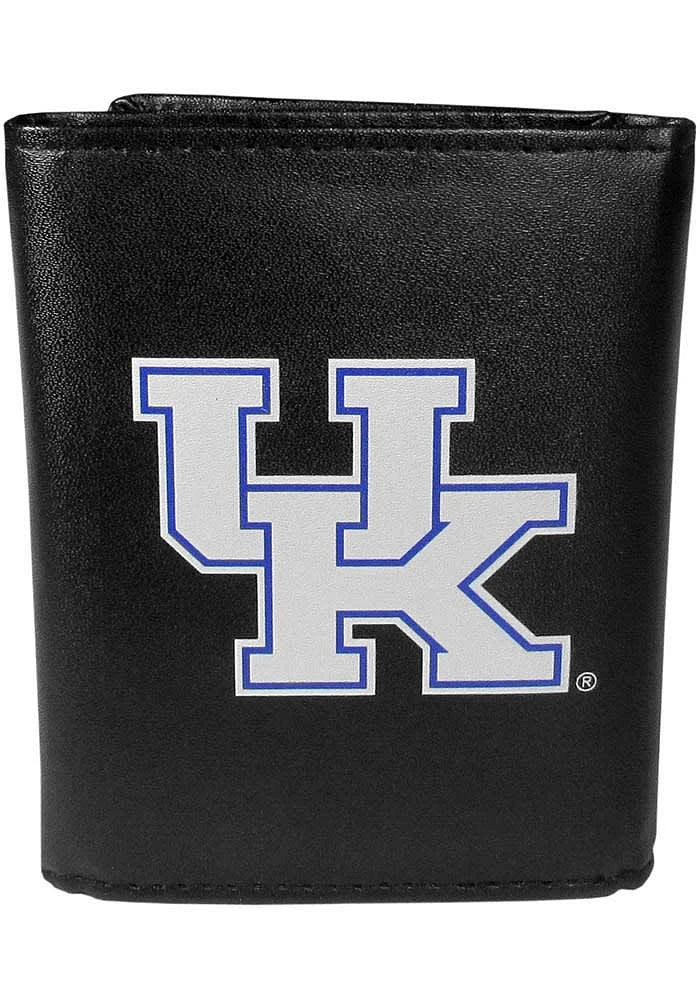 Kentucky Wildcats Leather Mens Trifold Wallet