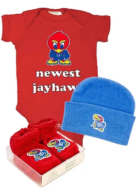 Kansas Jayhawks Baby Blue Gift Set One Piece