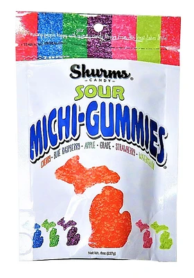 Michigan 8oz Sour Multi Colored Candy
