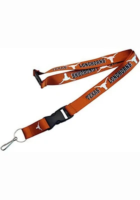 Texas Longhorns Orange Buckle Lanyard - Burnt Orange
