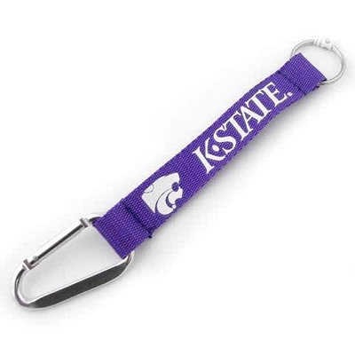 K-State Wildcats Carabiner Lanyard Keychain - Purple
