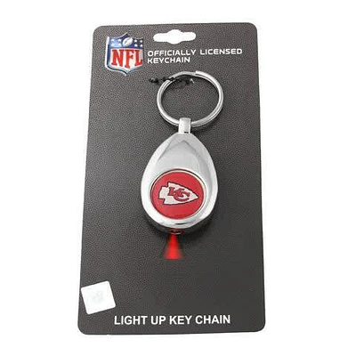 Kansas City Chiefs LED Light Keychain - Red