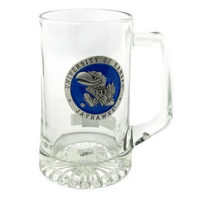 Kansas Jayhawks 25oz Enamel Logo Stein - Blue