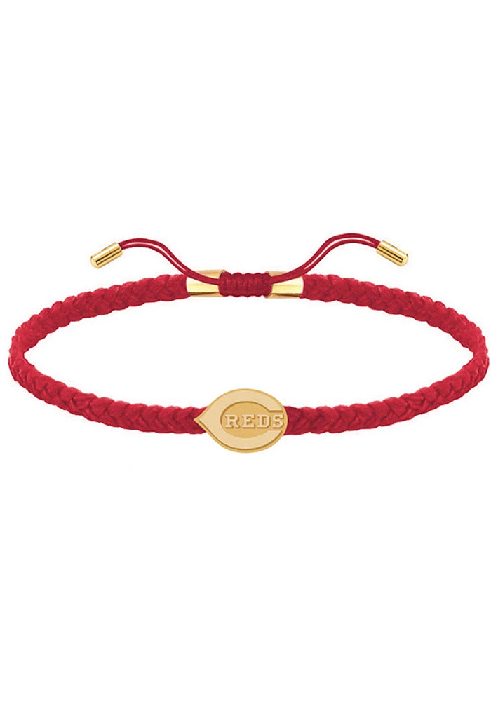 Bijoux Sport Cincinnati Reds Woven Logo Womens Bracelet