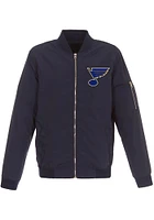 Mens St Louis Blues Logo Heavyweight Jacket - Black
