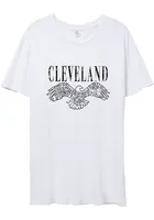 Emily Roggenburk Cleveland Soaring Bird White Short Sleeve T-Shirt