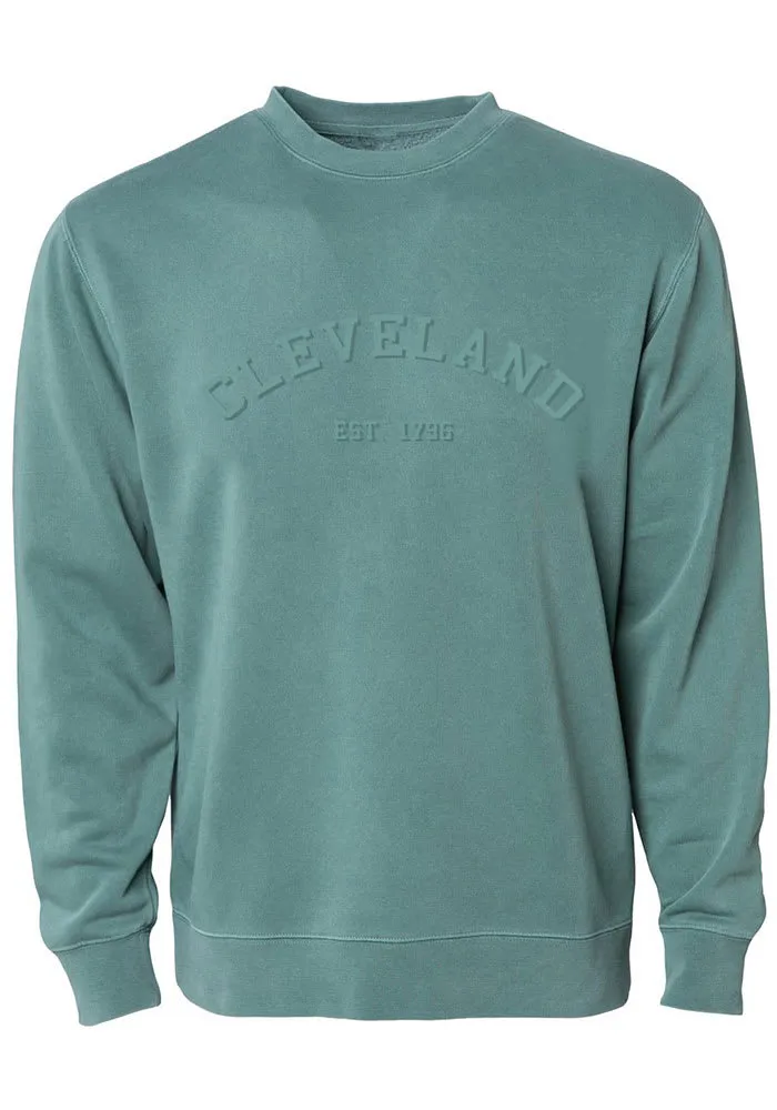 Cleveland Emily Roggenburk Dark Green EST 1796 Long Sleeve Crew Sweatshirt