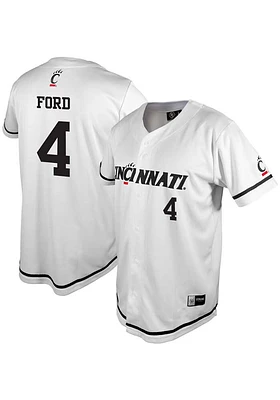 Donovan Ford  Cincinnati Bearcats Mens White NIL Jersey