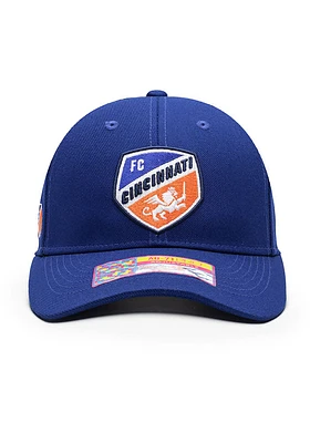 FC Cincinnati Standard Structured Adjustable Hat - Blue