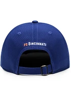 FC Cincinnati Standard Structured Adjustable Hat - Blue