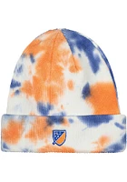 FC Cincinnati Blue Psychedelic Tie-Dye Cuff Mens Knit Hat