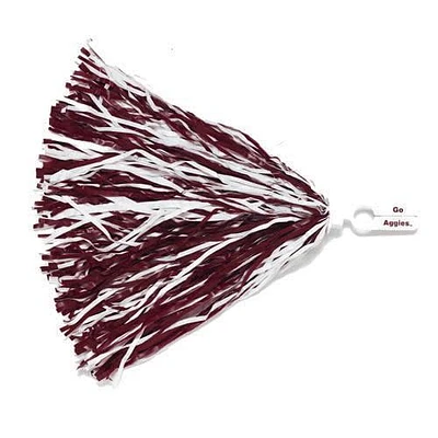 Local Gear Maroon and White Pom Poms